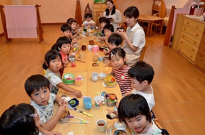 園庭遊び 山作り