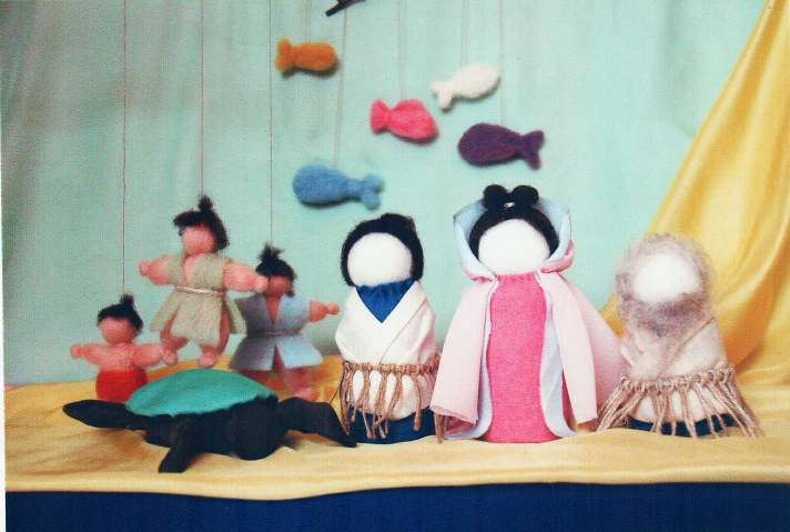 『浦島太郎』に登場する人形